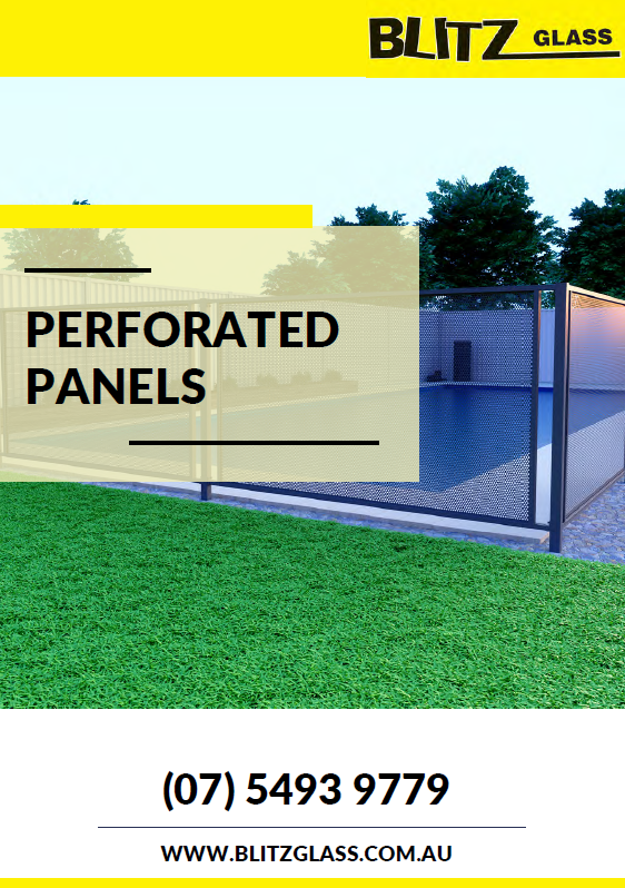 Aluminium Fencing - PERF Panels