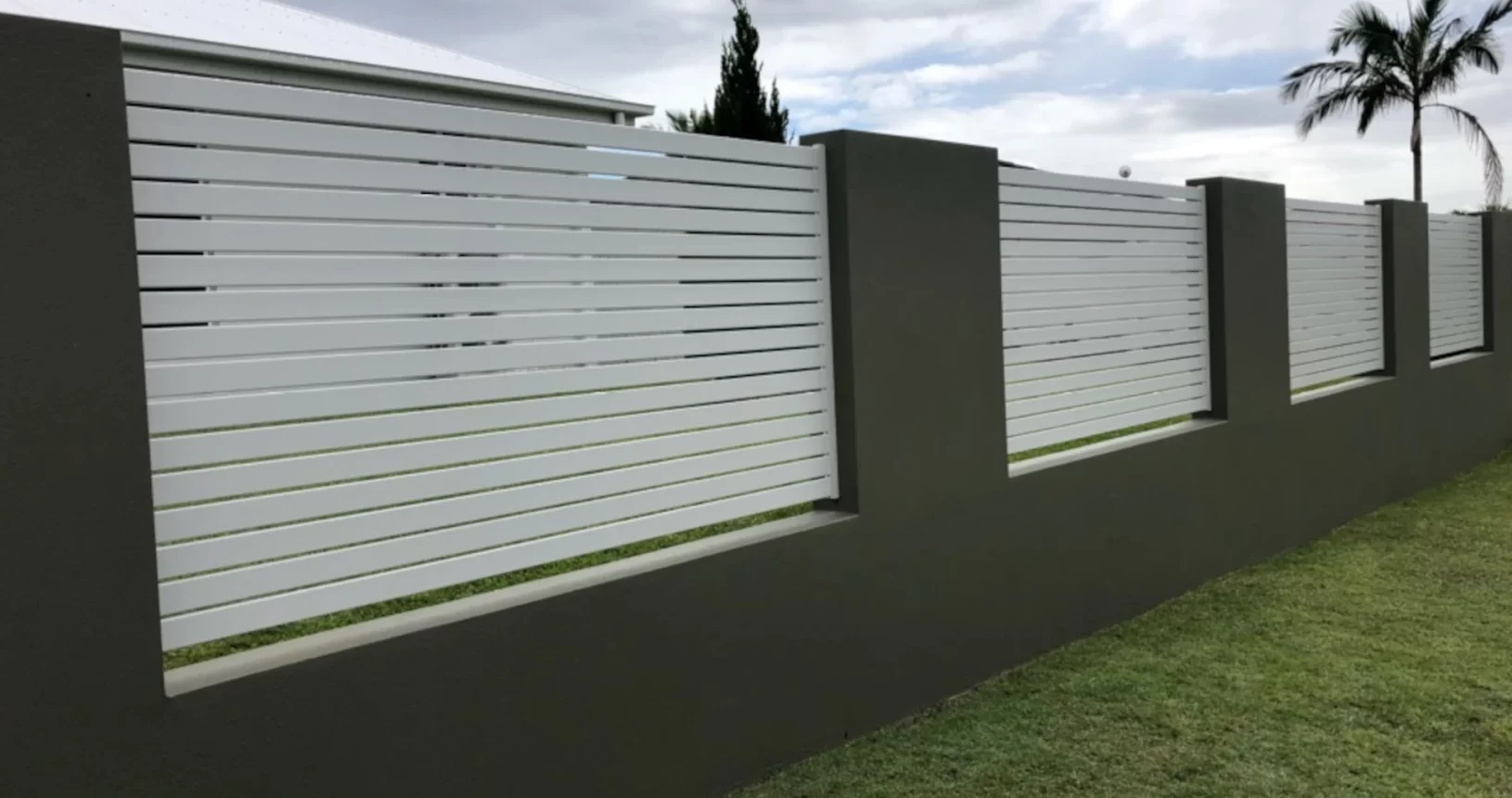 Aluminium Screening - White Front Screening