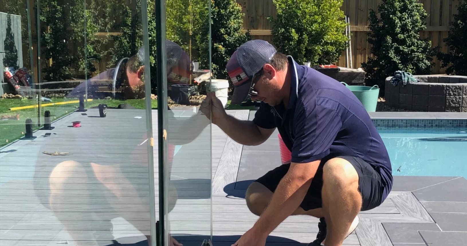 Resources - Pool Fencing Glass Installation 01