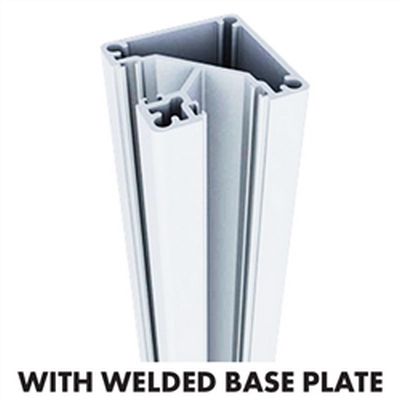 A50 Base Plated GLAZING POST - 90 Degree