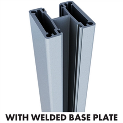 A50 Base Plated GLAZING POST - 2 Way