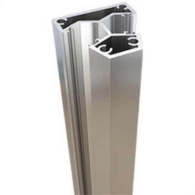 A50 Base Plated GLAZING POST - 135 Degree