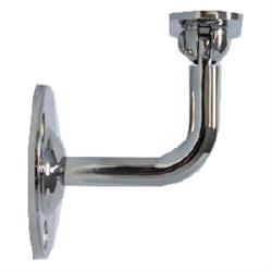 MOD50 Stainless Handrail Wall Support Swivel Flat