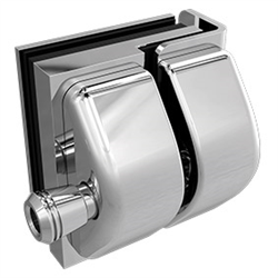 LATCH - Stainless Steel Suits Glass to Post/Wall (Visage)