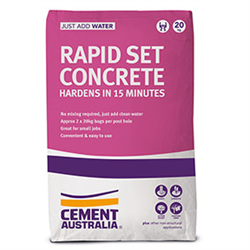 Rapid Set Concrete 20kg Plastic Bag